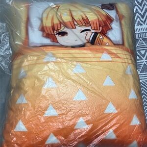 Zenitsu Agatsuma Demon Slayer Pillow